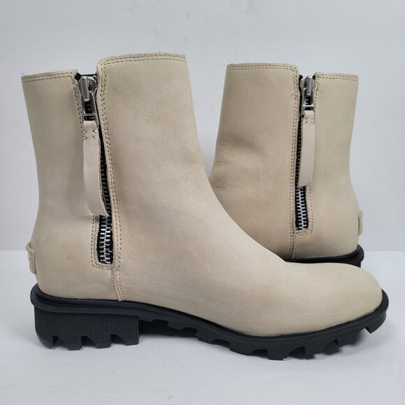 Sorel Phoenix Women's Suede Leather Zip Up Ankle Boots NL3159-920 US Size 6.5 - Picture 5 of 11